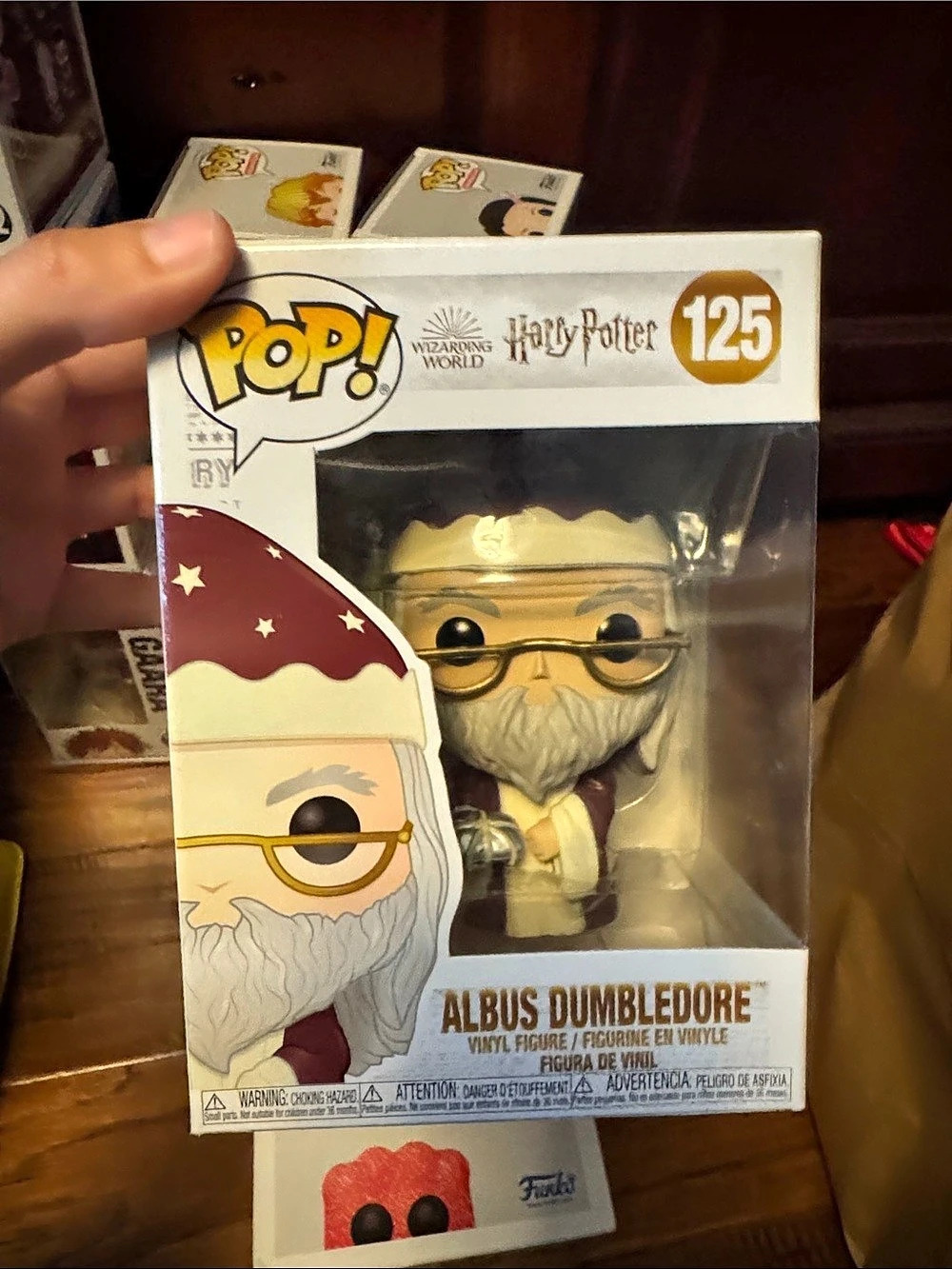 Funko Albus Dumbledore #125 Pop Figure White & Red